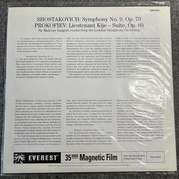 SHOSTAKOVICH: SYMPHONY NO.9 - PROKOFIEY: LIETNANT KIJE 