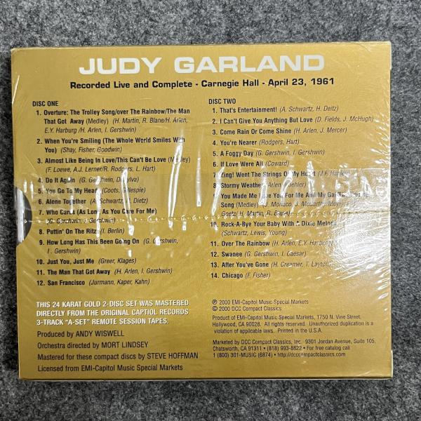 JUDY AT CARNEGIE HALL 