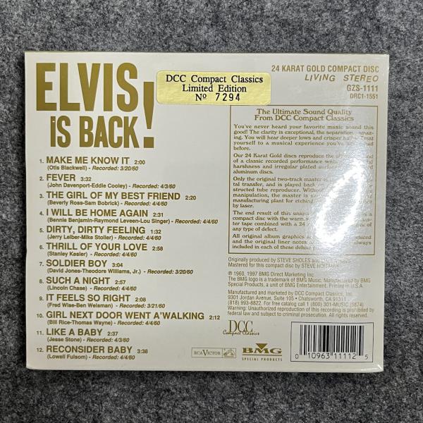 ELVIS IS BACK! 