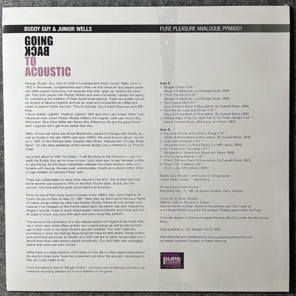 GOING BACK TO ACOUSTICS 