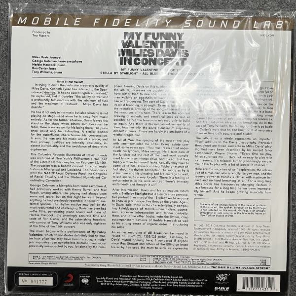 MY FUNNY VALENTINE - IN COCERT 