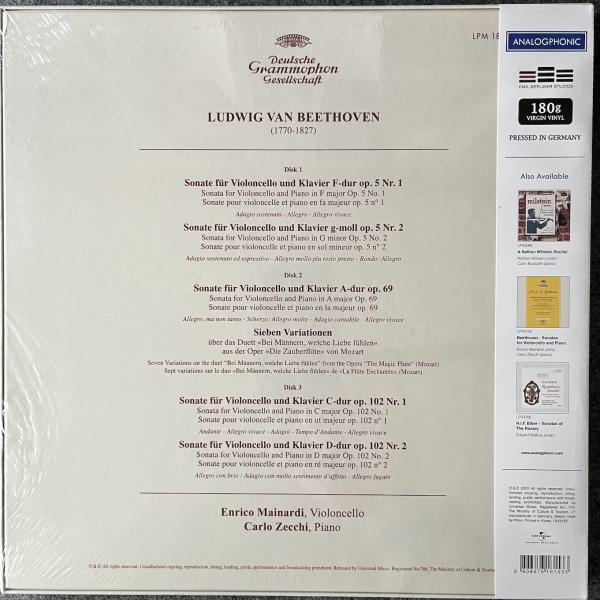 BEETHOVEN - SONATAS FOR VIOLONCELLO AND PIANO 