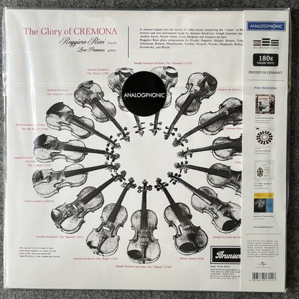 THE GLORY OF CREMONA 