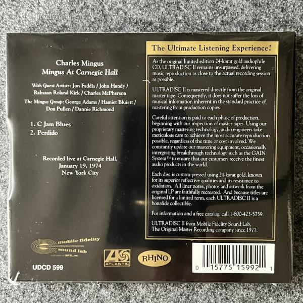 MINGUS AT CARNEGIE HALL 