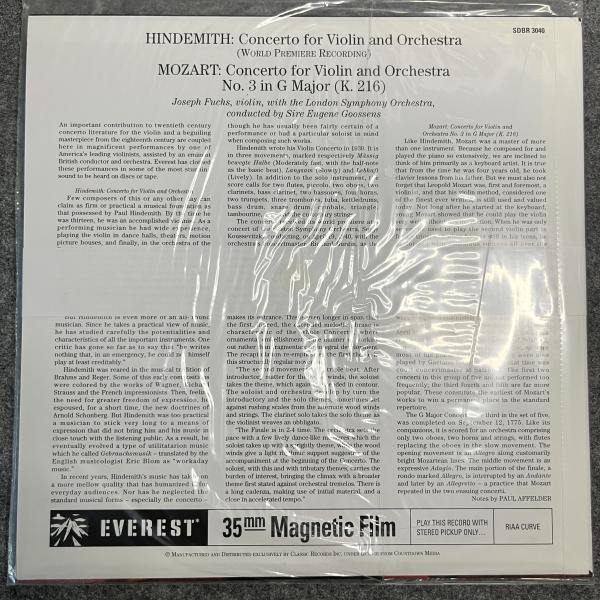 HINDEMITH - MOZART 