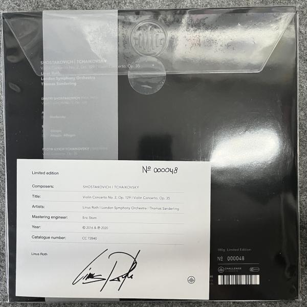 SHOSTAKOVICH / TCHAIKOWSKY  VIOLIN CONCERTOS 