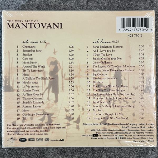 THE VERY BEST OF MANTOVANI 
