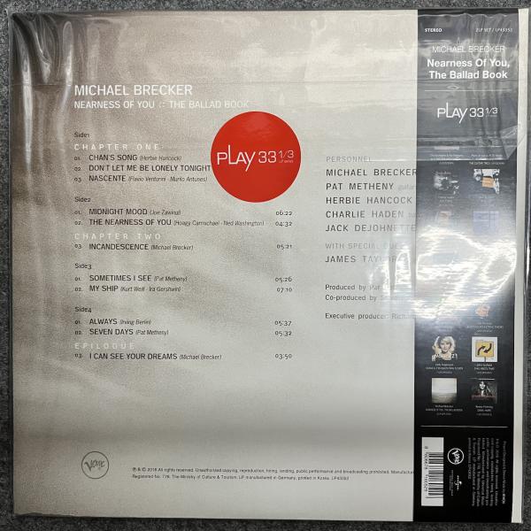 NEARNESS OF YOU - THE BALLD BOOK 