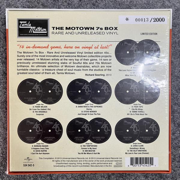 THE MOTOWN 7sBOX - RARE AND UNRELEASED VINYL 
