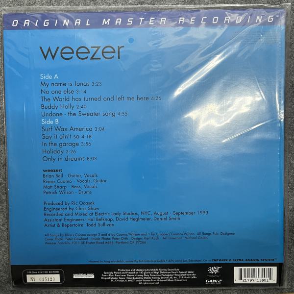 WEEZER (BLUE ALBUM) 