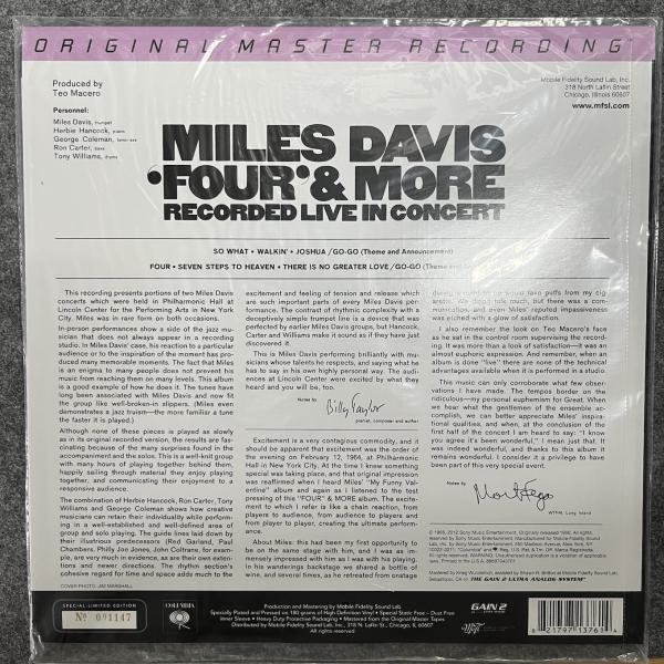 FOUR & MORE - RECORDED LIVE IN CONCERT 