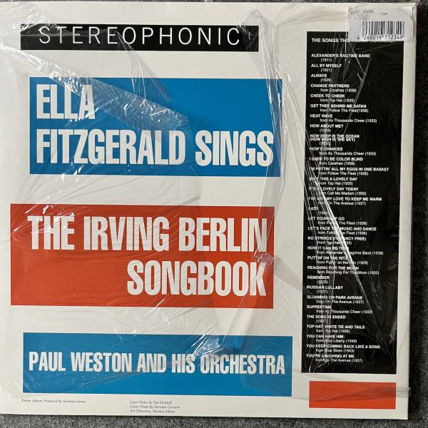 ELLA FITZGERALD SINGS THE IRVING BERLIN SONG BOOK 