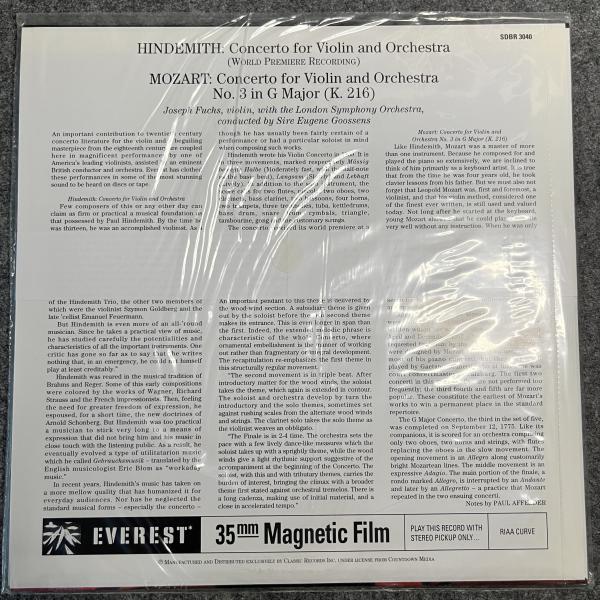 HINDEMITH - MOZART 