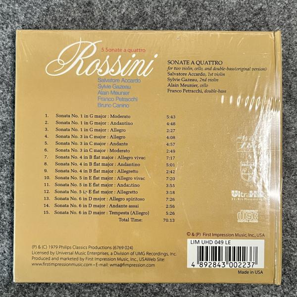 ROSSINI - 5 SONATE A QUATTRO 