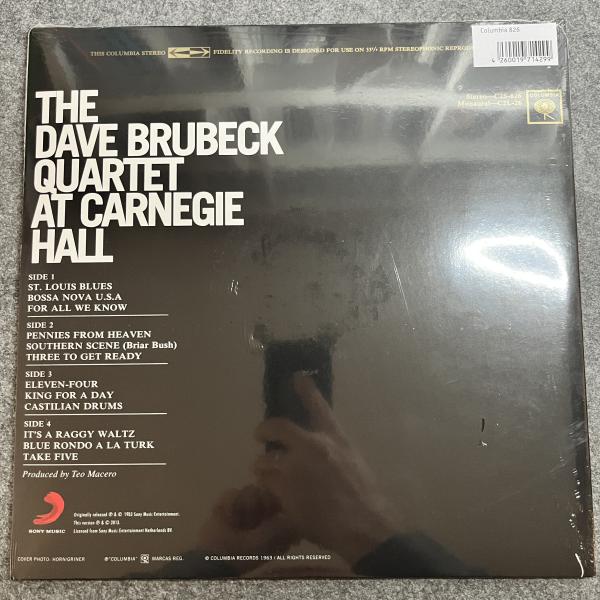 THE DAVE BRUBECK QUARTET AT CARNEGIE 
