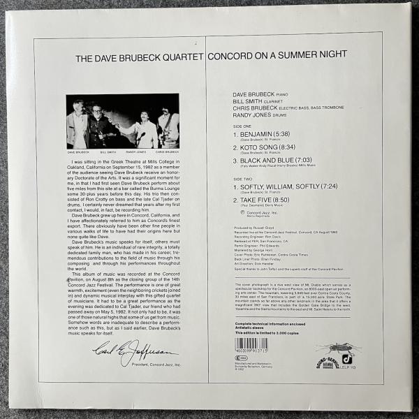 CONCORD ON A SUMMER NIGHT 