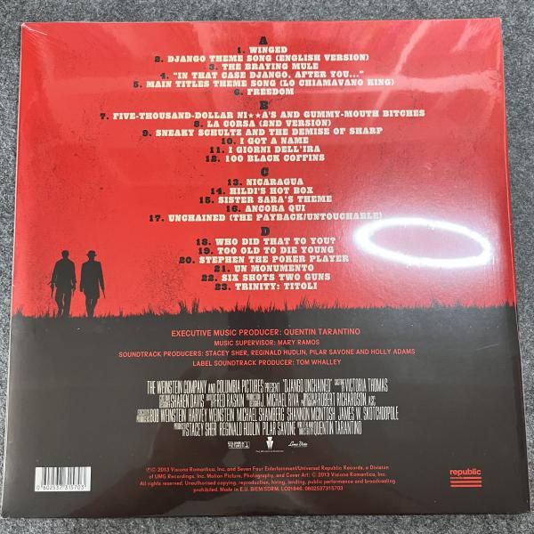 DJANGO UNCHAINED - ORIGINAL MOTION PICTURE SOUNDTRACK 