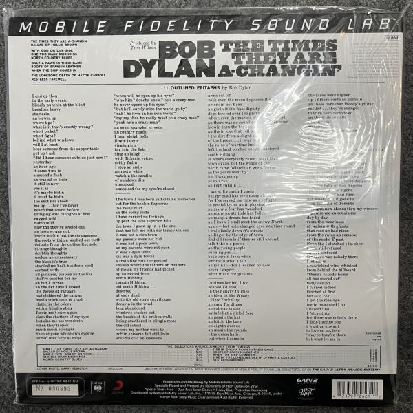 THE TIMES THEY ARE  A-CHANGIN´ 