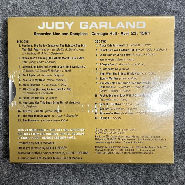 JUDY AT CARNEGIE HALL 