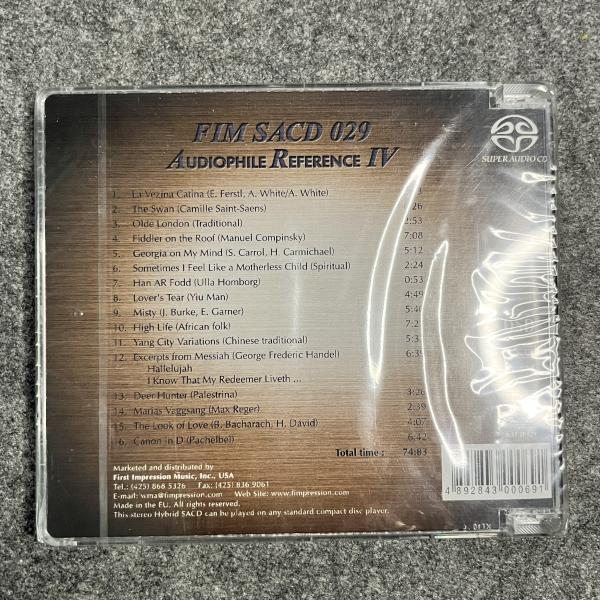 AUDIOPHILE REFERENCE IV - SUPER AUDIO CD 