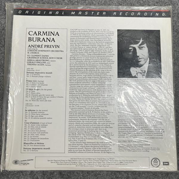 CARMINA BURANA 
