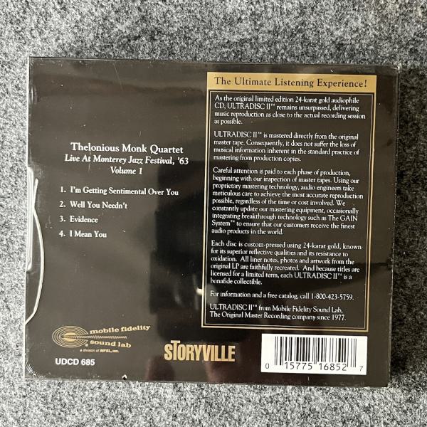 LIVE AT MONTEREY JAZZ FESTIVAL´63 VOLUME 1 