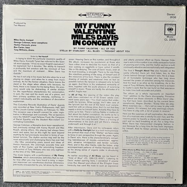 MILES DAVIS IN CONCERT - MY FUNNY VALENTINE 