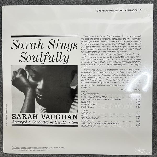 SARAH SINGS SOULFULLY 