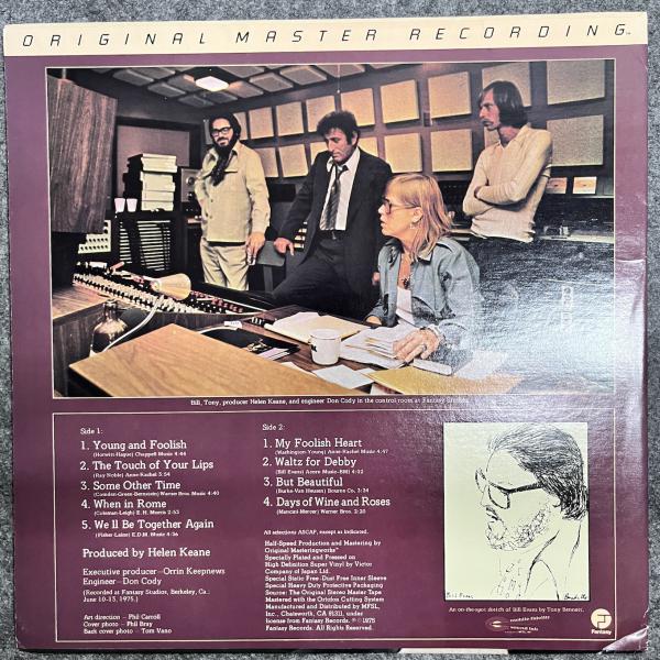 TONI BENNETT & BILL EVANS ALBUM 