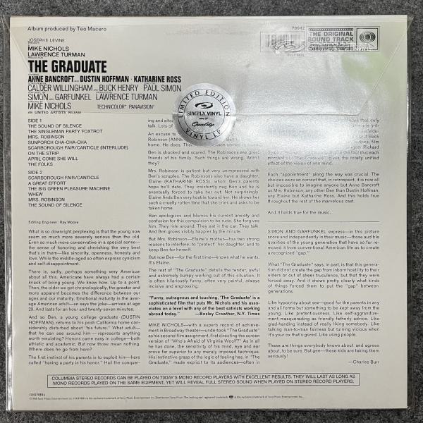 THE GRADUATE - THE ORIGINAL SOUNTRACK RECORDINGS 