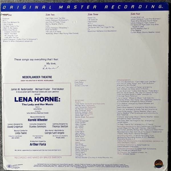 LIVE ON BROADWAY - THE LADY AND HER MUSIC 