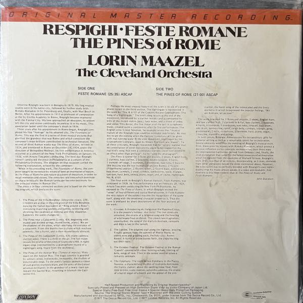 PINES & FESTE OF ROME 