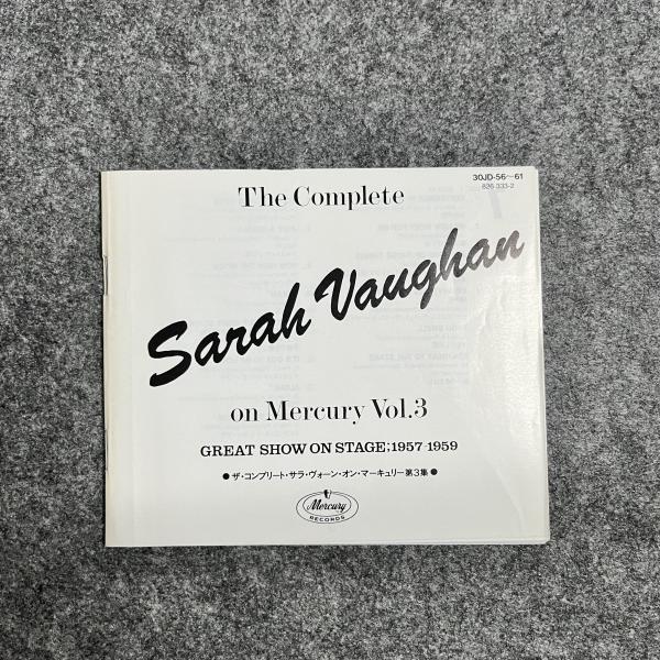THE COMPLETE SARAH VAUGHAN ON MERCURY VOL. 3 