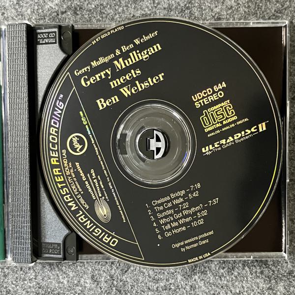 GERRY MULLIGAN MEETS BEN WEBSTER 